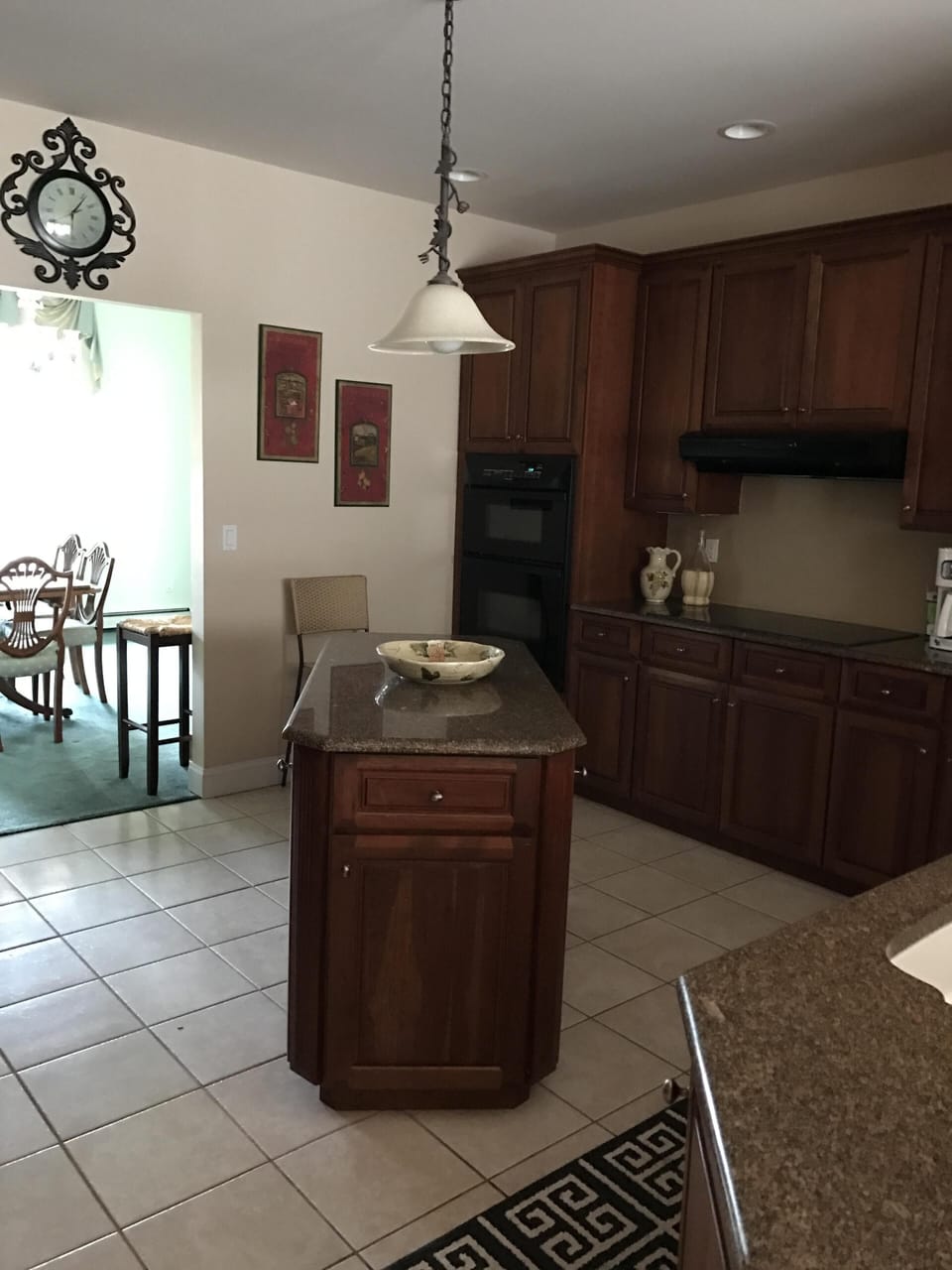 Spacious center island kitchen