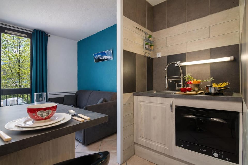 Kitchen and dining area