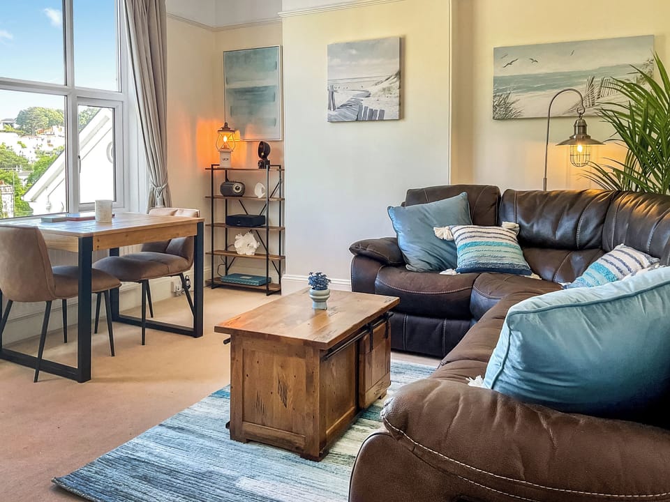 Living room | Kinbrae Apartment, Torquay