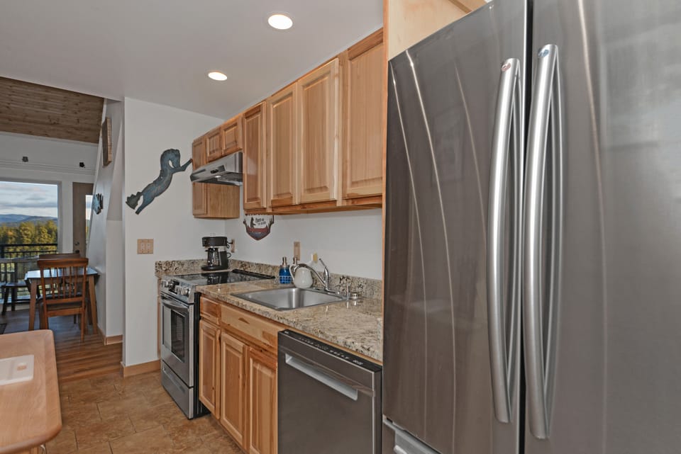 Newer, stainless steel appliances