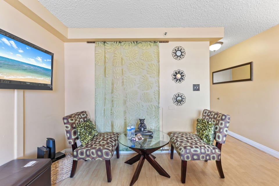 Cozy seating area