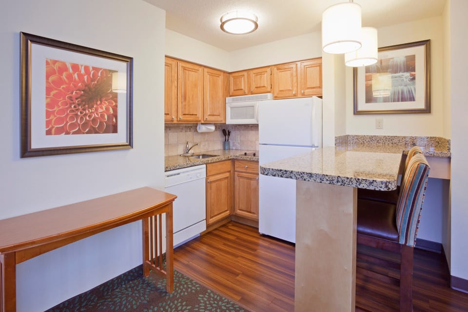 Make a quick meal in your kitchen.