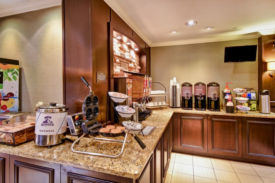 Start your morning with a complimentary breakfast.