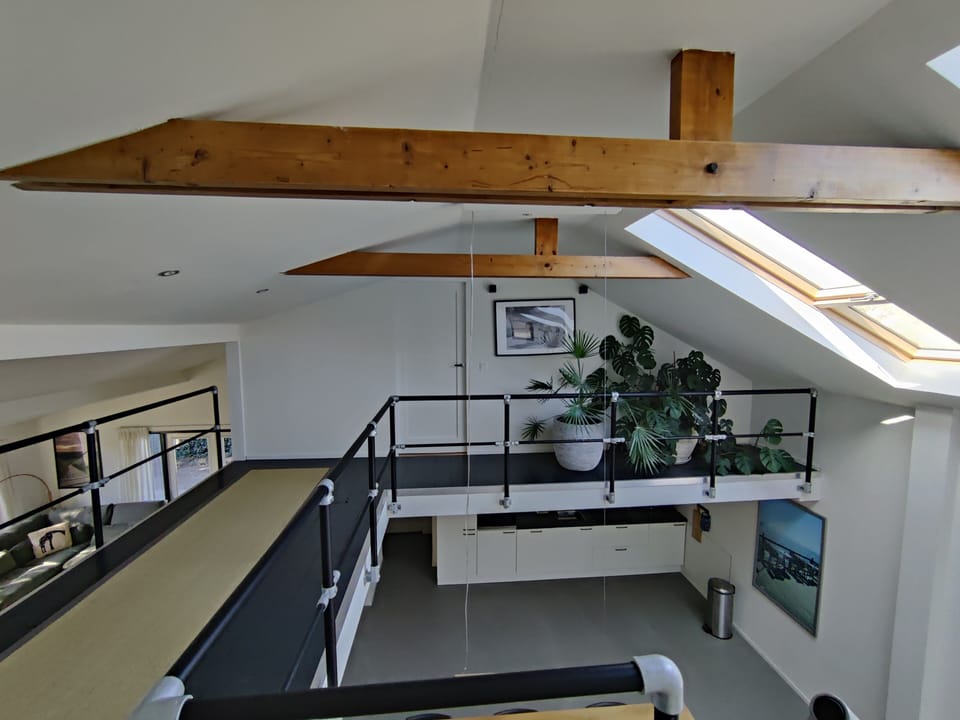 Beautiful open loft bridge