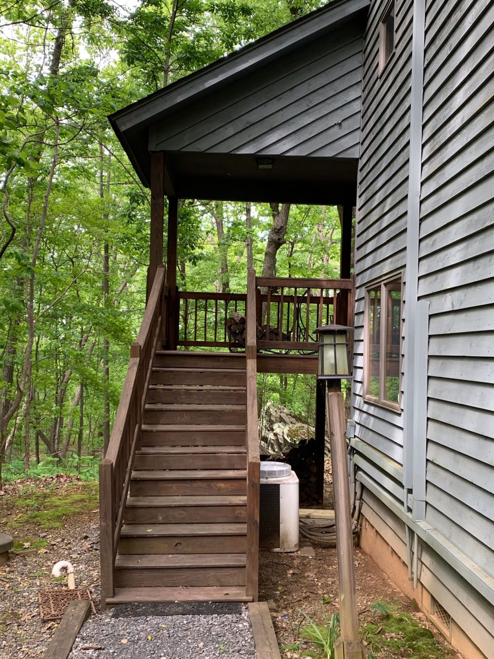Stairs to front door