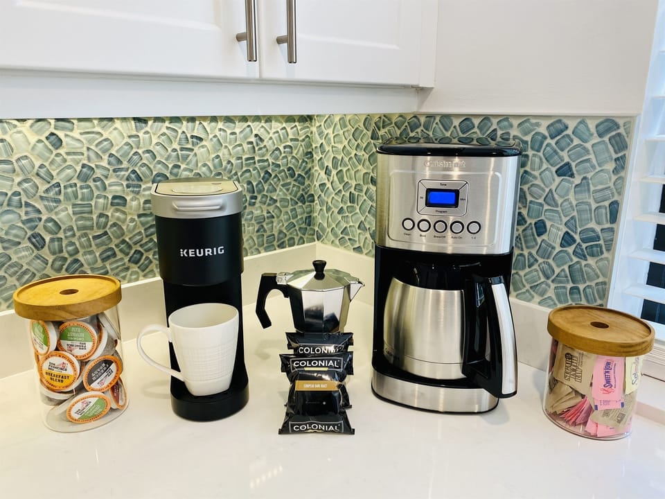 Coffee your way! Drip, Keurig, or Cuban style!