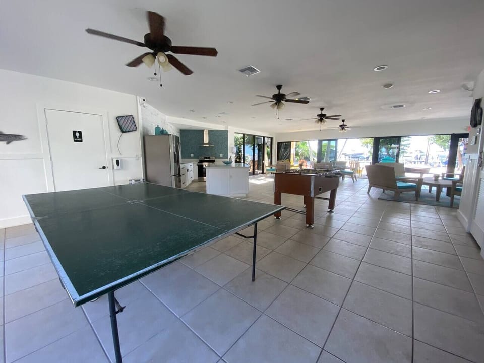 Enjoy a game of ping pong in the club house. 