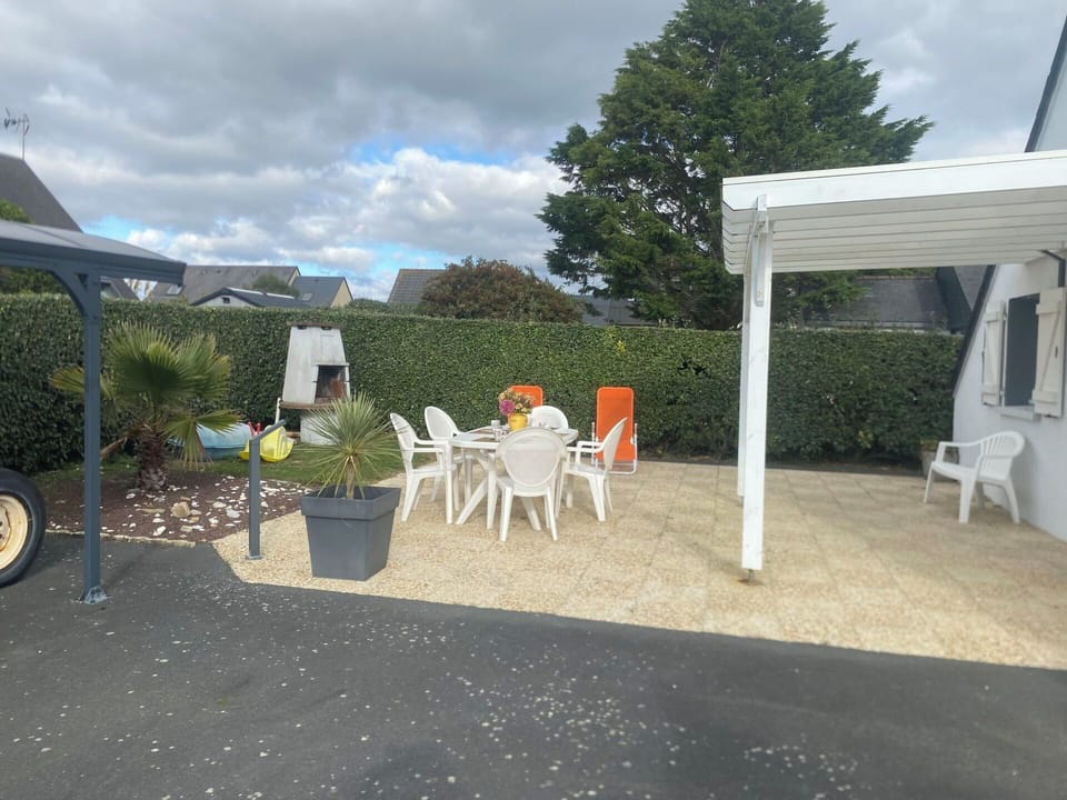 Home, Flowerpot, Shade, Garden, Backyard, Yard, Houseplant, Concrete, Courtyard