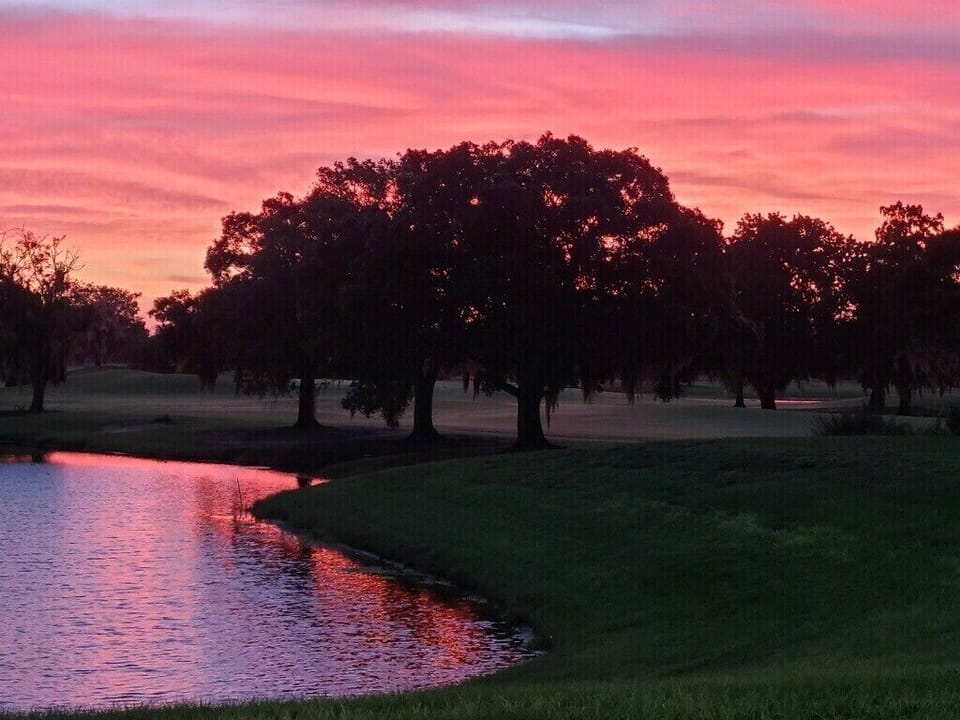 Sunrise view from back lanai