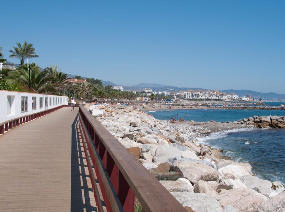 Short stroll away to Puerto Banus