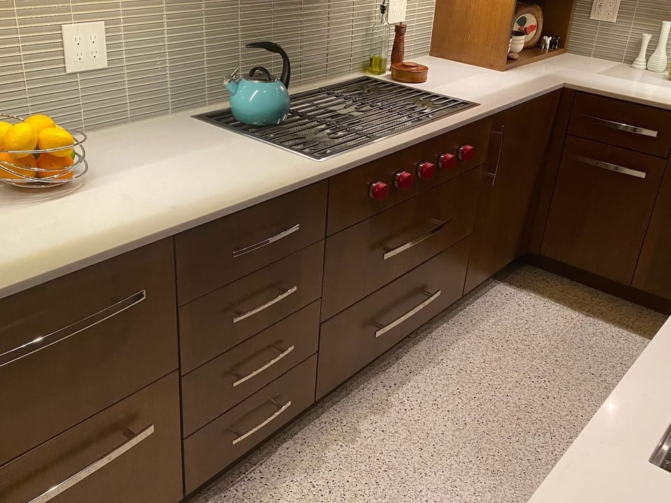Kitchen with Wolf cooktop