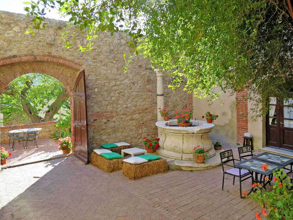 Plant, Flower, Building, Flowerpot, Tree, Road Surface, Outdoor Furniture, Landscape, Flagstone, Houseplant