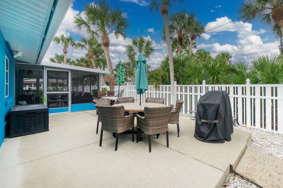 Patio Seating and Grilling