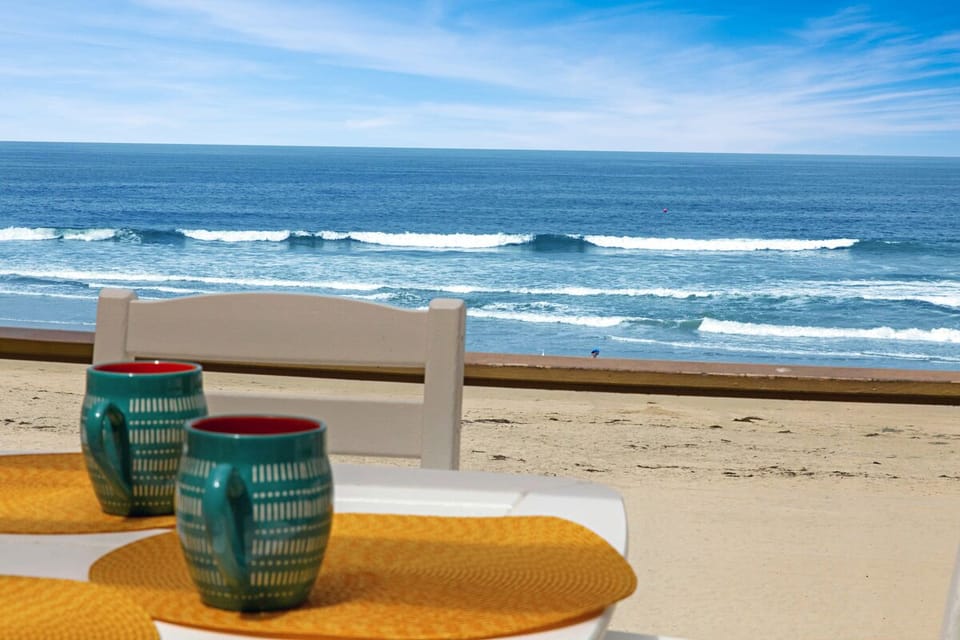 Morning coffee surf check.