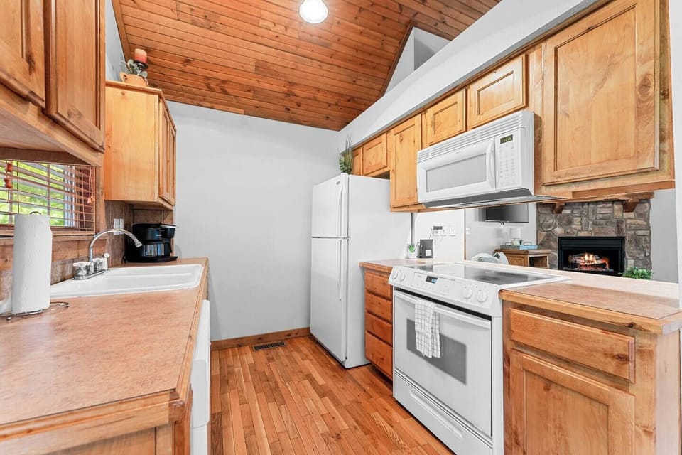 Stocked kitchen for preparing meals together and enjoying family time