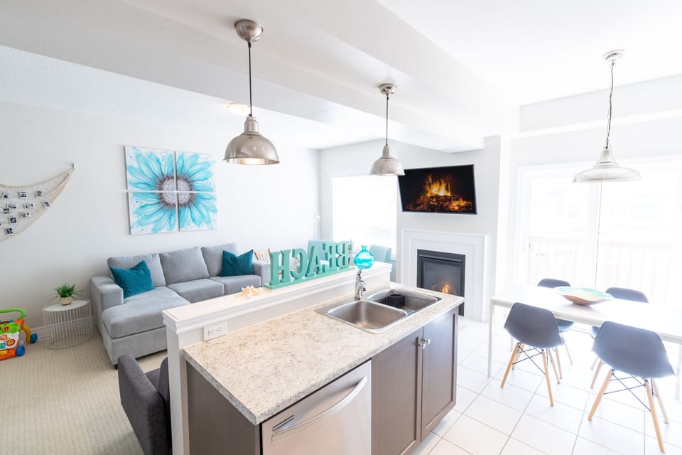 cook and socialize with the open concept living 