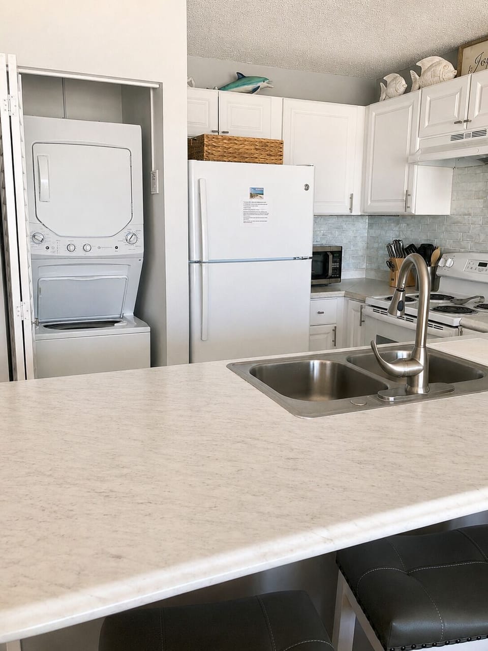 Washer/dryer convenience for our guests