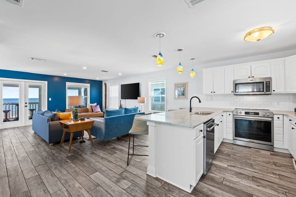 KITCHEN VIEW OF THE OCEAN