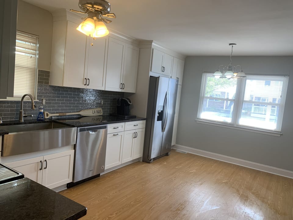 Renovated kitchen. 