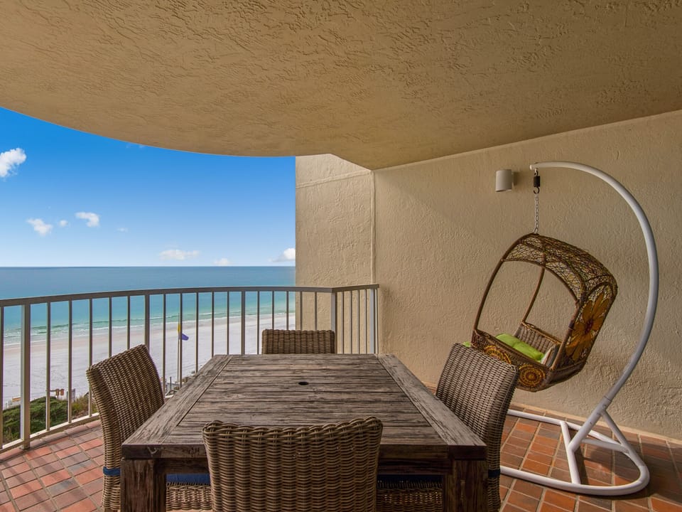Private Balcony with Gulf View
