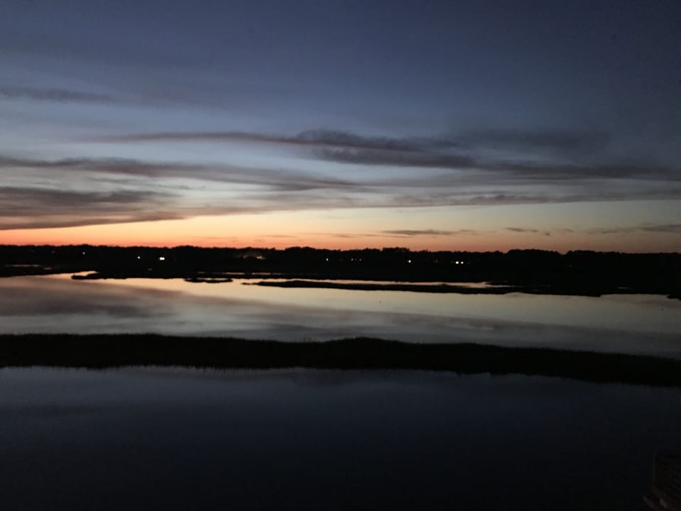Sunset over the sound every night!