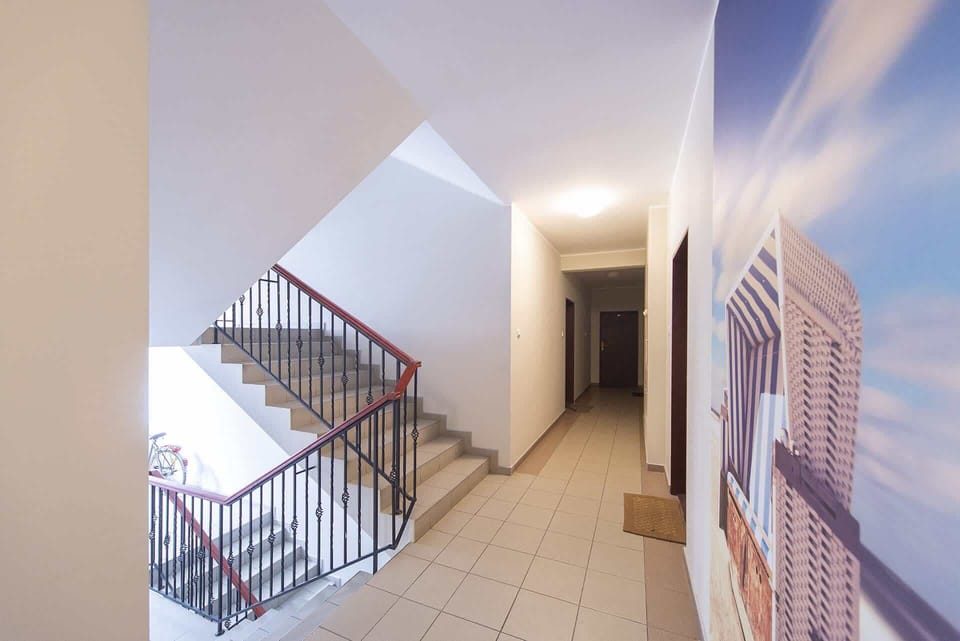 Staircase in the building.
