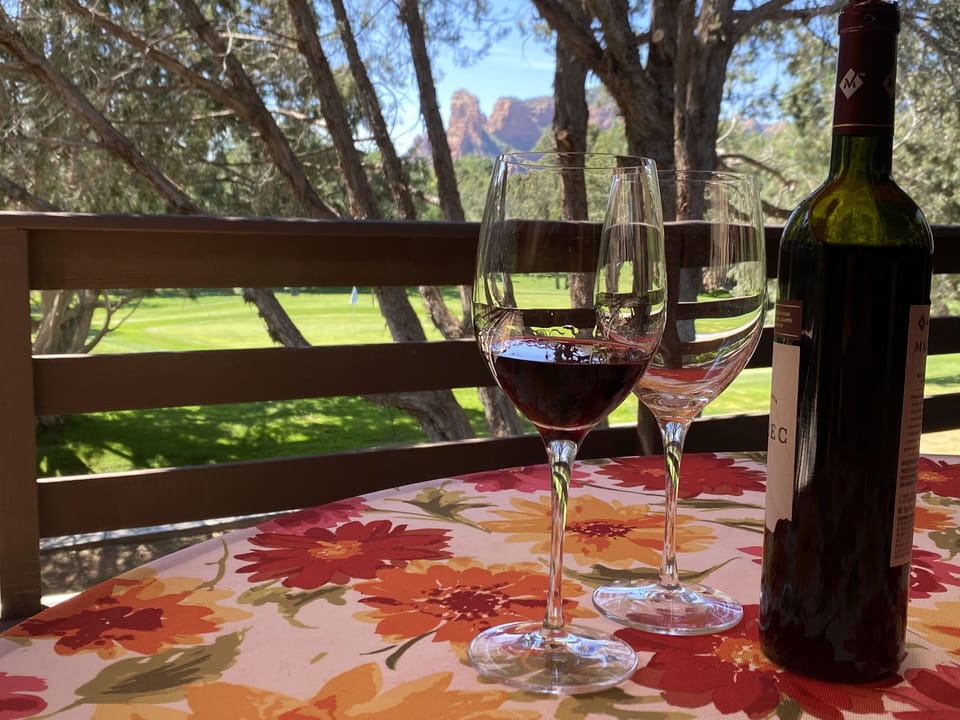Red Rock Views - Castle Rock from the back patio!