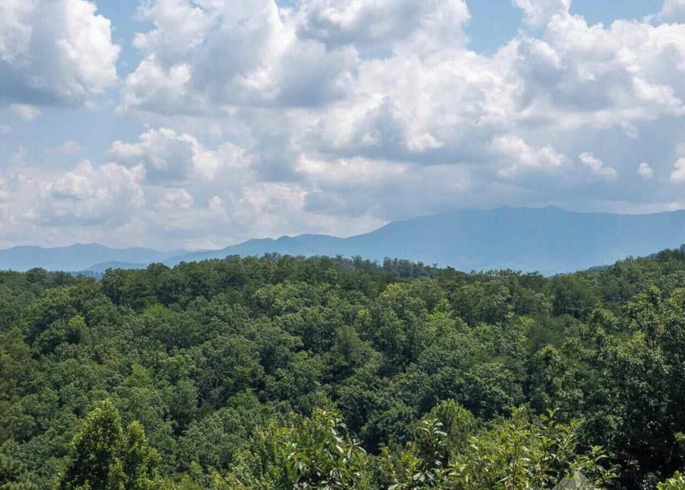 Mountain view from deck