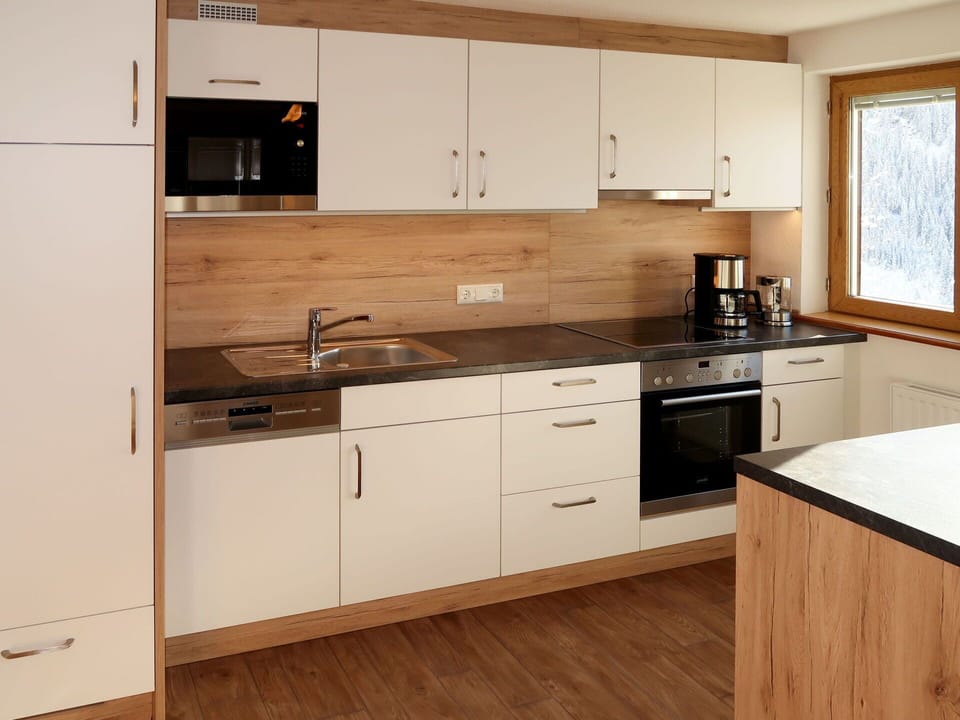 Brown, Countertop, Cabinetry, Sink, Kitchen Sink, Furniture, Building, Kitchen, Tap, Drawer