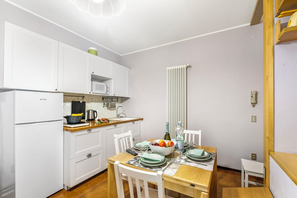 Kitchen and dining area