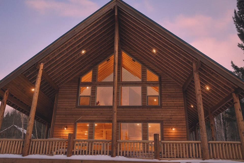 This newly constructed cabin was completed at the beginning of 2020. 