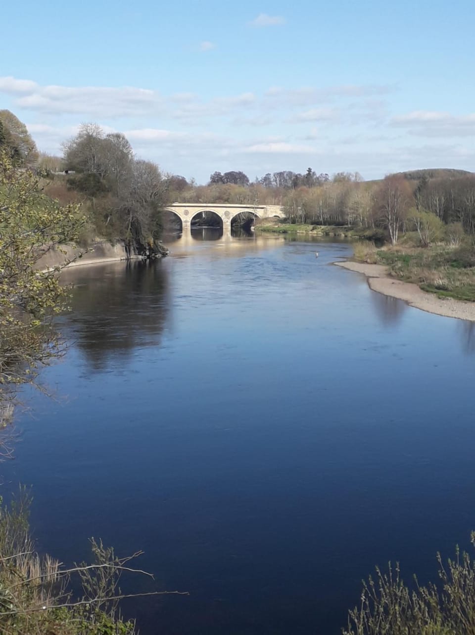 Historic Bridge over the Tweed just near the cottage