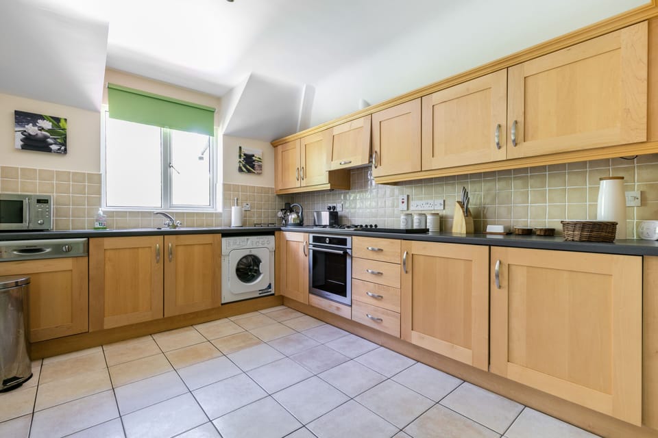 large kitchen area