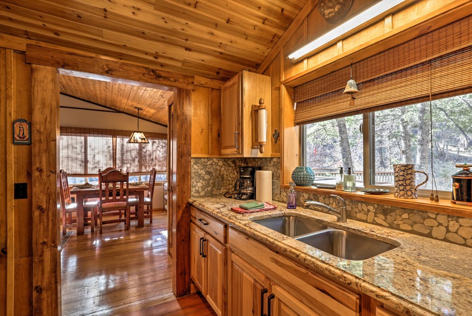 The views from the kitchen are great.