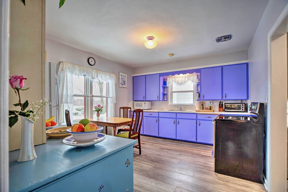 This home is full of quirky, sweet amenities and furnishings.