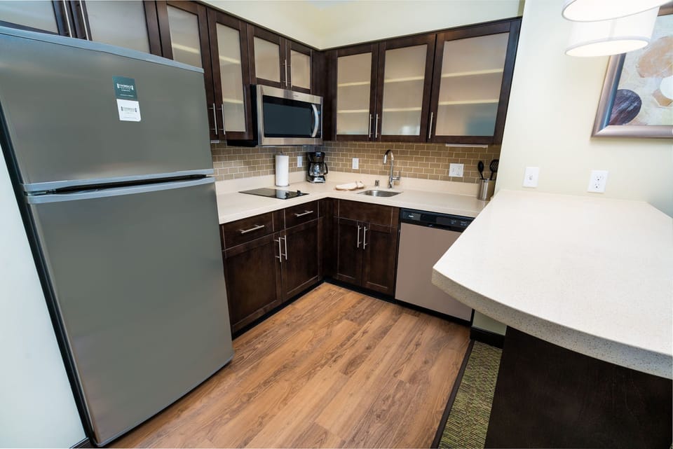 Make a quick meal in your kitchen.