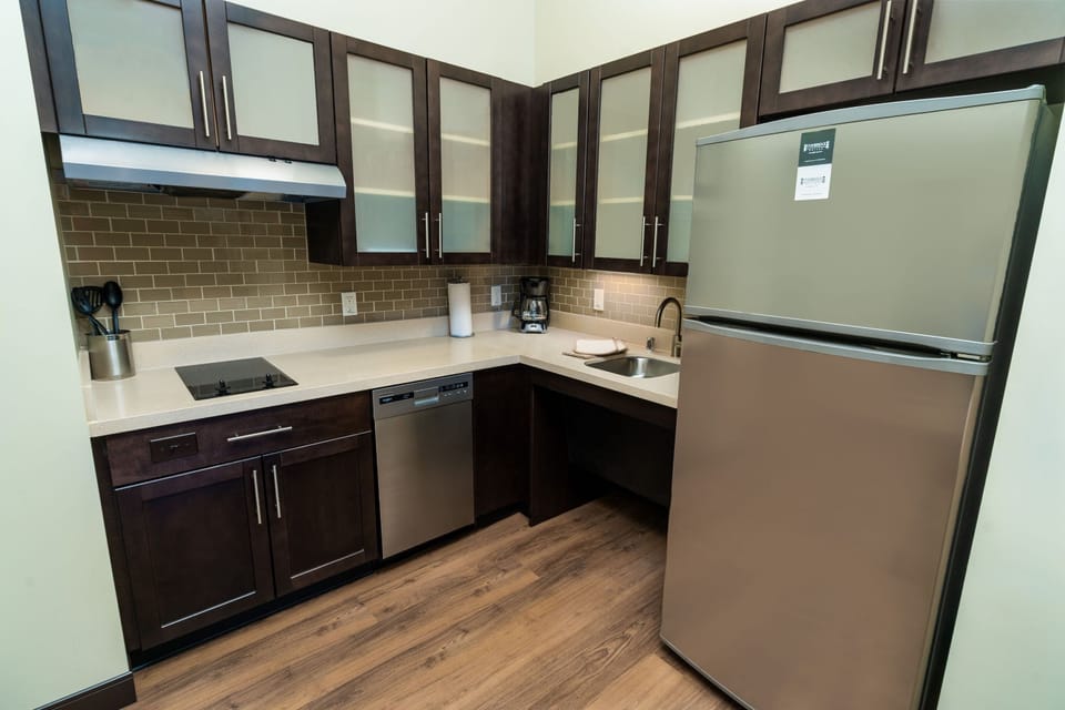 Make a quick meal in your kitchen.