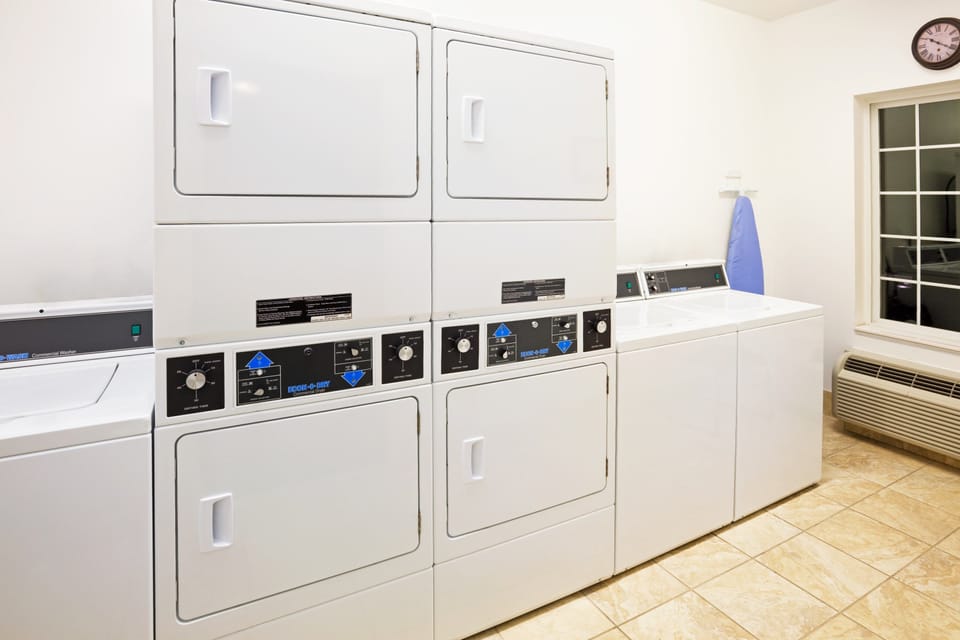 Enjoy the convenience of the on-site laundry.