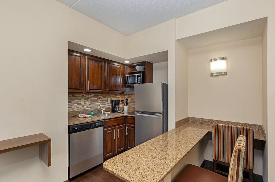 Enjoy the convenience of a full kitchen.