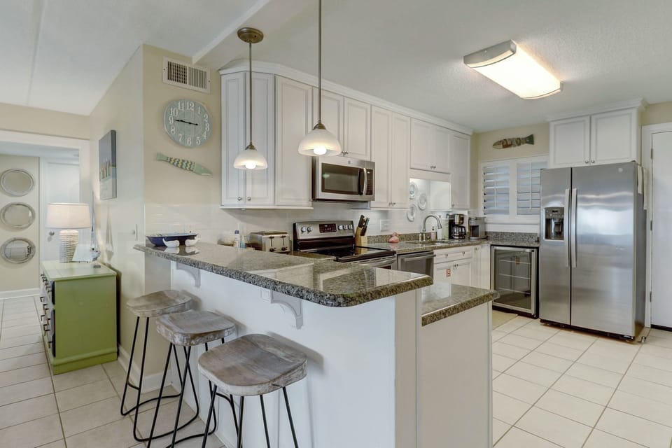 Kitchen with Ocean View