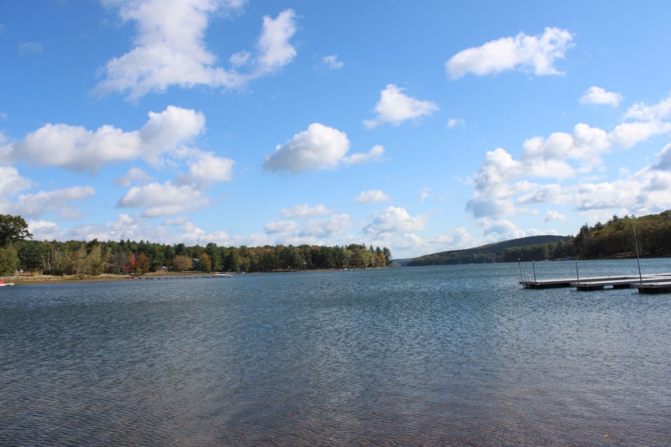 Community lake front area