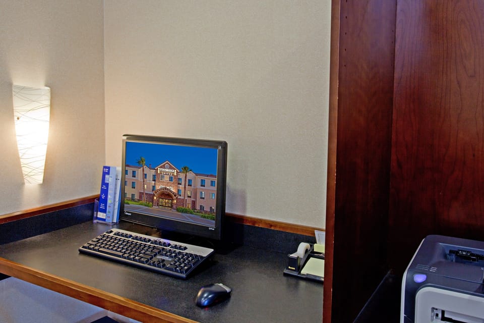 Keep in touch in the business center.