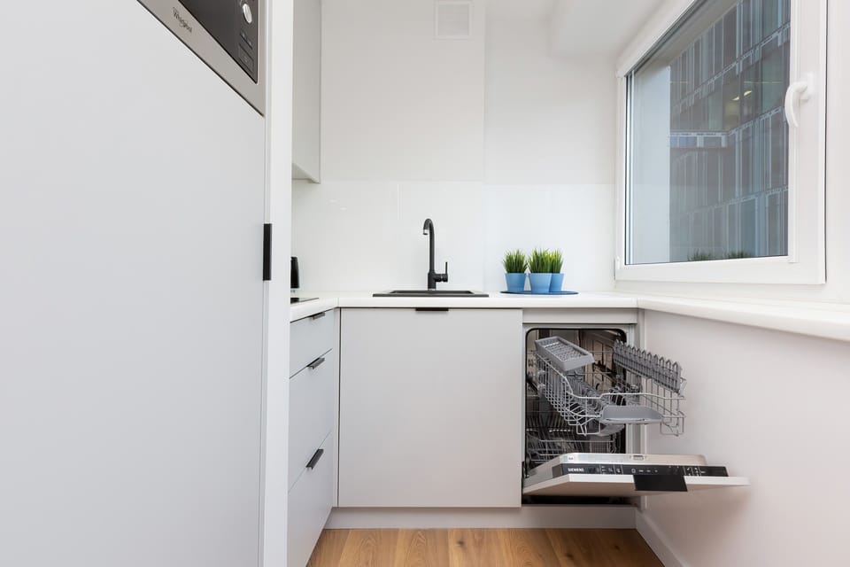 The dishwasher that ensures easy cleanup after meals.