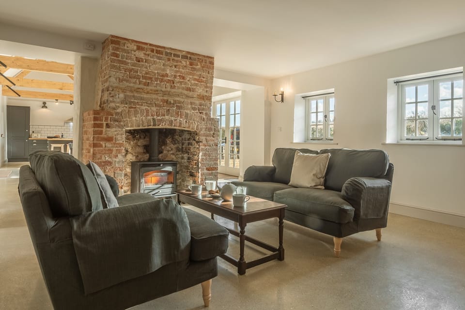 Ground floor: Snug with wood-burning stove