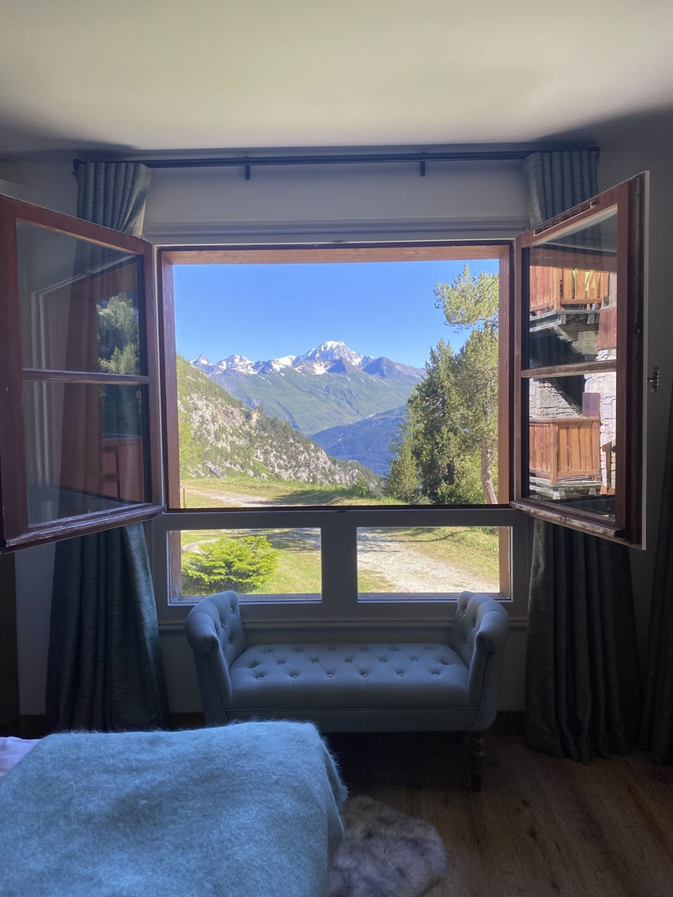 View of Mont Blanc from Principal bedroom