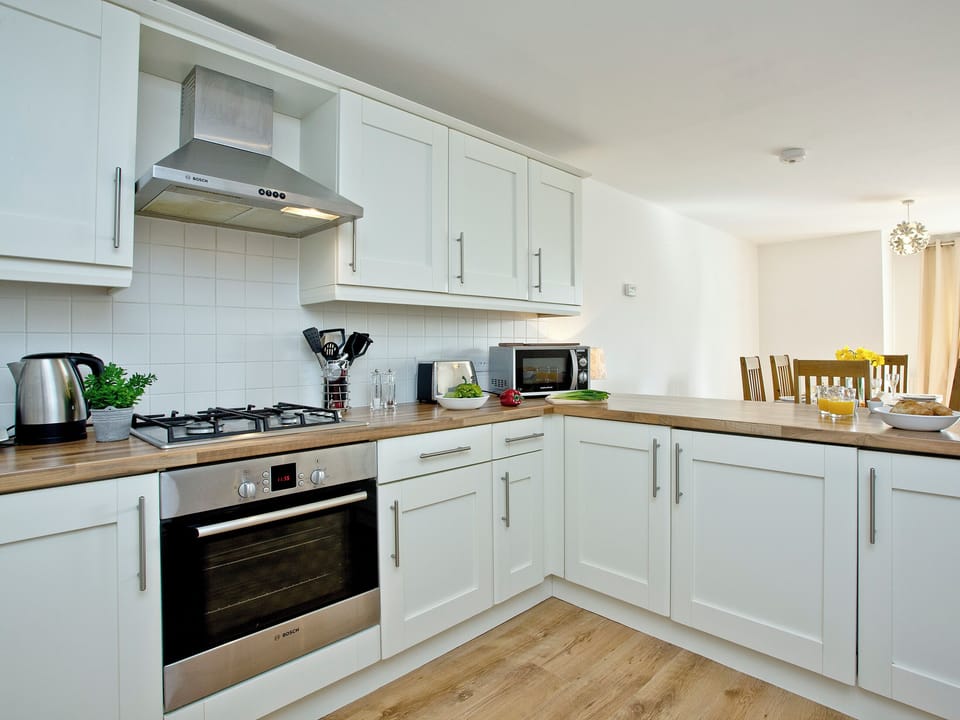 Modern kitchen area | 3 Harbour View, Newquay