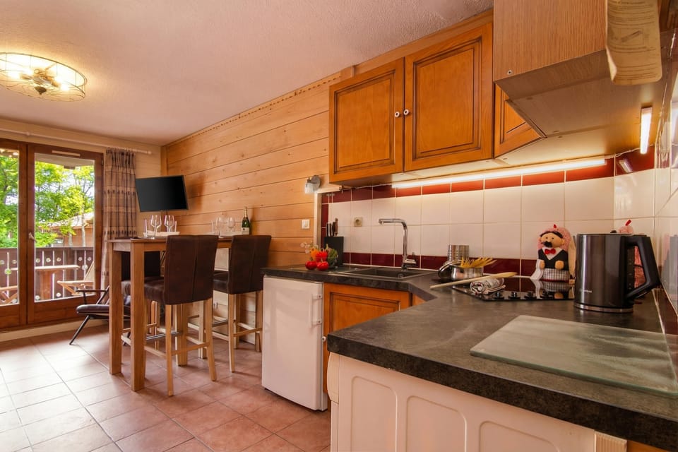 Kitchen and living area
