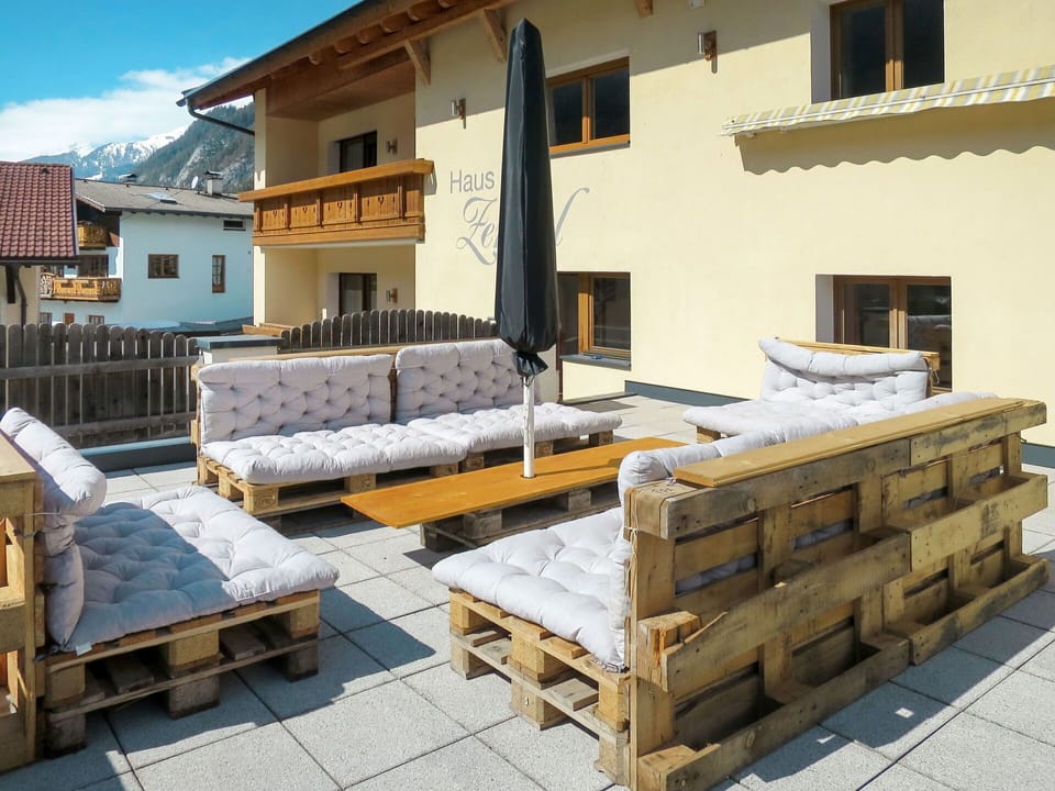 Building, Table, Window, Property, Furniture, Outdoor Bench, Wood, Sky, Shade, Outdoor Furniture