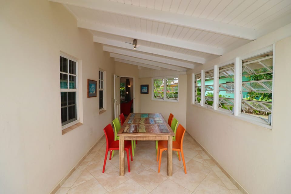 Seru Coral Resort - Bungalow Koraaltje b14  - big terrace/porch
