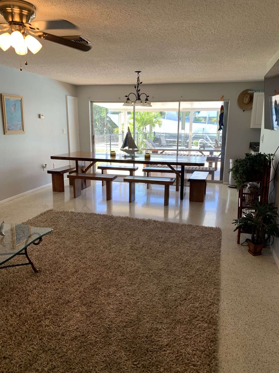 Indoor dining table